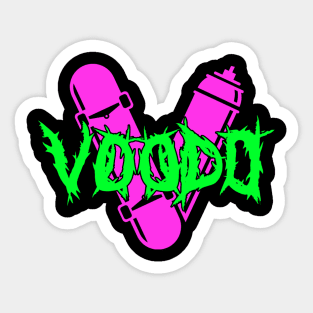 VOODO SKATE Sticker